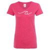 Women’s Glitter V-Neck T-Shirt Thumbnail